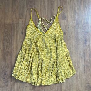 Skylar+Madison Yellow Beach Dress